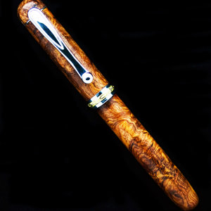 Jr Statesman Dual Closed End in Amboyna Burl