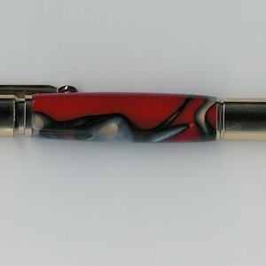 24 kt Bullet Cartridge Click pen