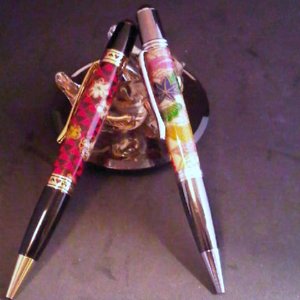 washi PU resin cast pens