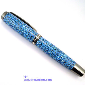 Blue Kaleidoscope Pen