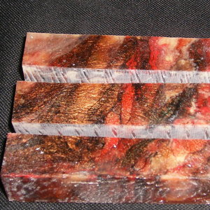 Mica Pigments (Brown) with Red and Black