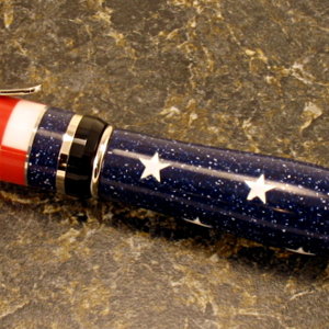 Patriotic Corian/Avonite Cigar with Segmentation & Inlay