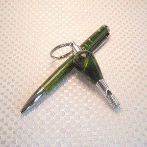 Silver Bullet & Key Chain - Avocado