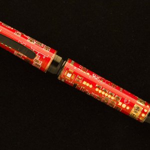 Red Circuit Board Cigar