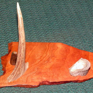 cherry and antler stand #2