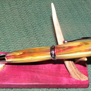 Purpleheart and Antler stand