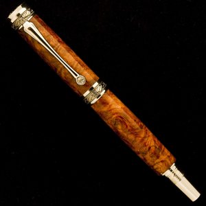 Amboyna Burl Majestic Junior Fountain Pen