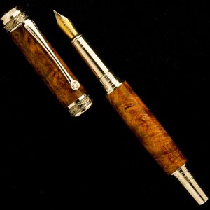 Amboyna Burl Majestic Junior Fountain Pen