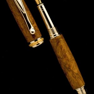 York Gum Burl on Jr. Statesman Fountain Pen