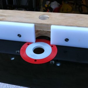 Final shot of router table