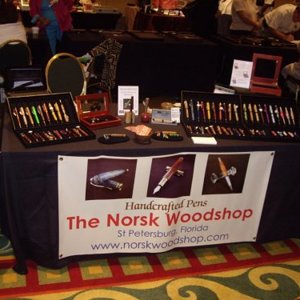 Norsk Woodshop Miami Pen Show Table