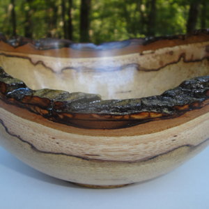 Hickory Natural Edge bowl