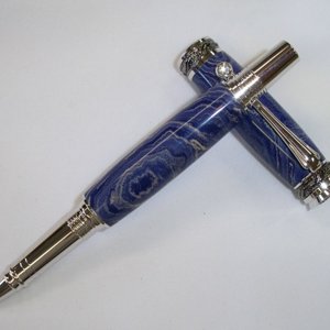 Majestic Junior in Blue/Beige Ebonite