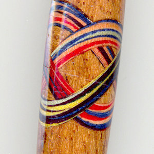 Closeup of Colorply knot