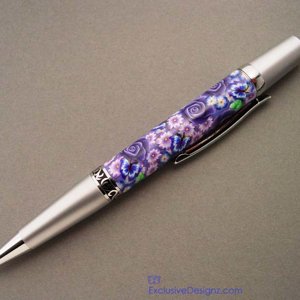 Deep Purple Millefiori Pen