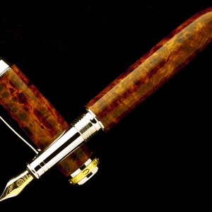 Amboyna Burl Jr Statesman Fountain Pen