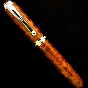 Amboyna Burl Jr Statesman Fountain Pen