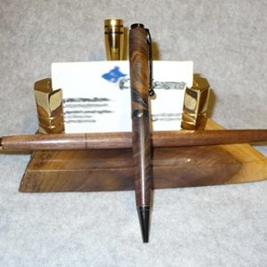 Walnut Desk Set