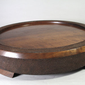 12" Walnut Carving Display Base