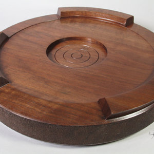 12" Walnut Carving Display Base