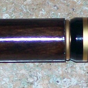 Bolivian Rosewood cigar with fixed finish