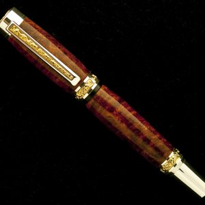 Amboyna Burl on Silver Cambridge
