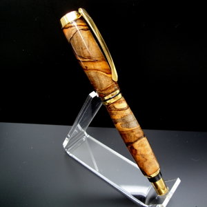 Cross Cut Spalted Maple Baron