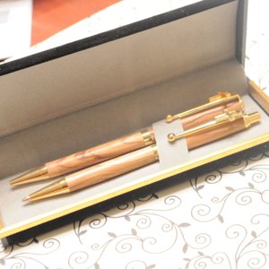 Cross Bethlehem Olivewood Pen and Pencil Set