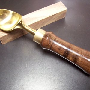 California Walnut Ice Cream Scoop