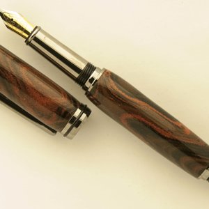 Marbled Red Ebonite Navigator