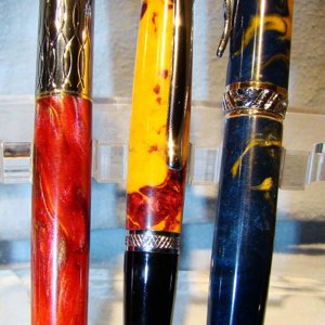 Finished pens