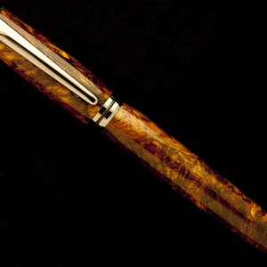 Honduran Rosewood Burl Closed End Navigator