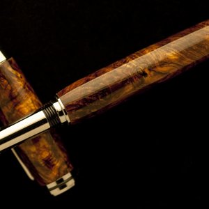 Honduran Rosewood Burl Closed End Navigator