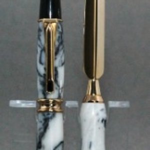 Trustone White - Black Marble