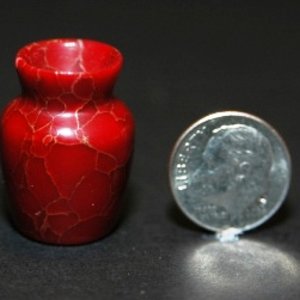 MINI Vase Red Gold Matrix Trustone
