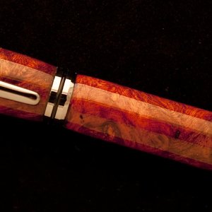 Closed Ended Amboyna Burl Navigator