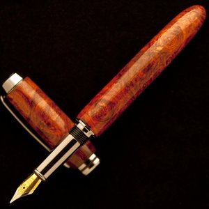 Closed Ended Amboyna Burl Navigator