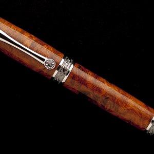 Amboyna Burl on Majestic Rollerball