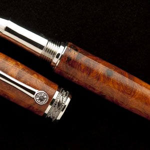 Amboyna Burl on Majestic Rollerball