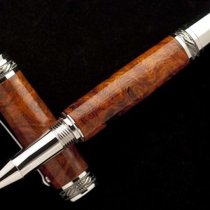 Amboyna Burl on Majestic Rollerball