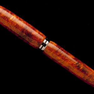 Revised Double Closed Ended Amboyna Burl Pen