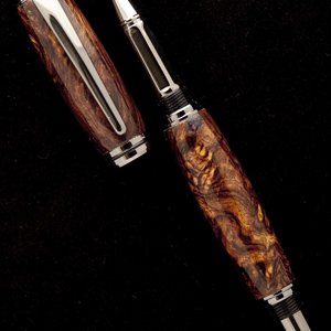 Honduras Rosewood Burl Navigator Rollerball