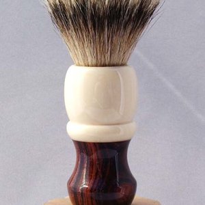 cocobolo badger brush