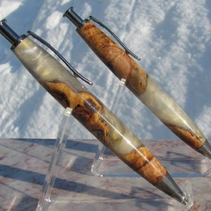 Long Click pen and pencil set