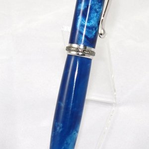 Rhodium and Blk Ti, Galaxy Blue Jr. Statesman