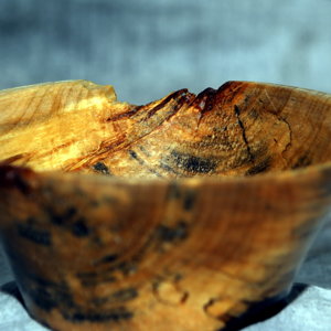 Swamp Maple Bowl with spalting