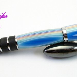 Blue Candy Stripe
