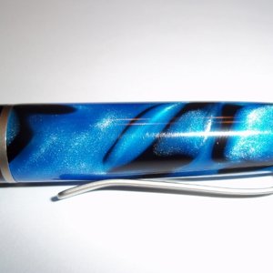 blue pen