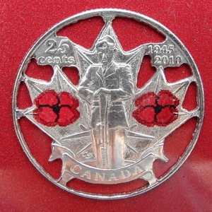 Canadian "Honour Remembrance Day" Quarter