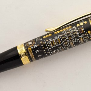 Black Circuit Board Pen